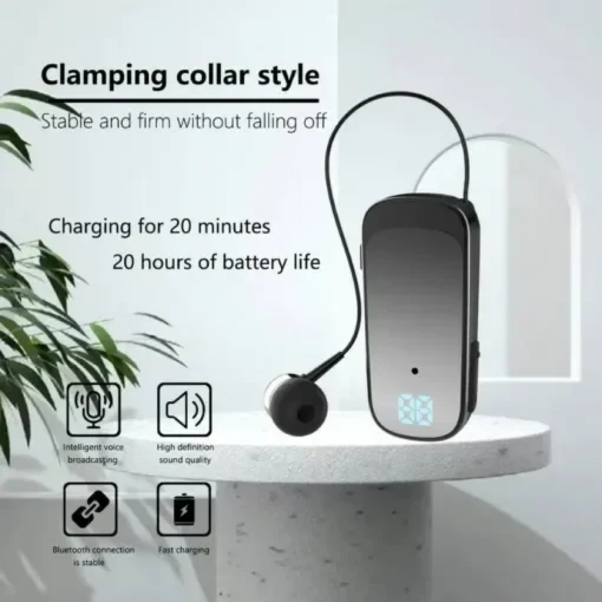 Mini Bluetooth Ακουστικά Ασύρματα TAKEMORE TM-K65 Μαύρο