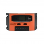 Ρυθμιστής Φόρτισης Φωτοβολταϊκών PWM 12/24V 10A MT-4 σε Πορτοκαλί Χρώμα