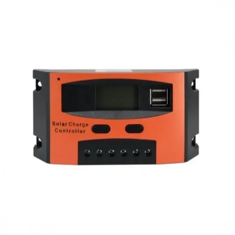 Ρυθμιστής Φόρτισης Φωτοβολταϊκών PWM 12/24V 10A MT-4 σε Πορτοκαλί Χρώμα