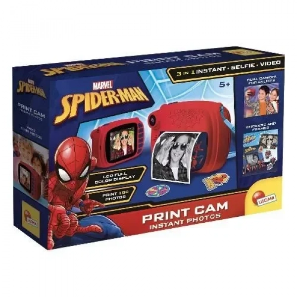 Instant Φωτογραφική Μηχανή Spiderman Print Camera Lisciani