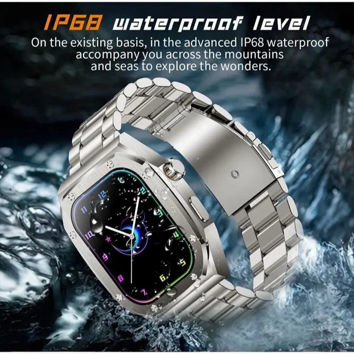 Z79 Max Smartwatch με Παλμογράφο Μαύρο