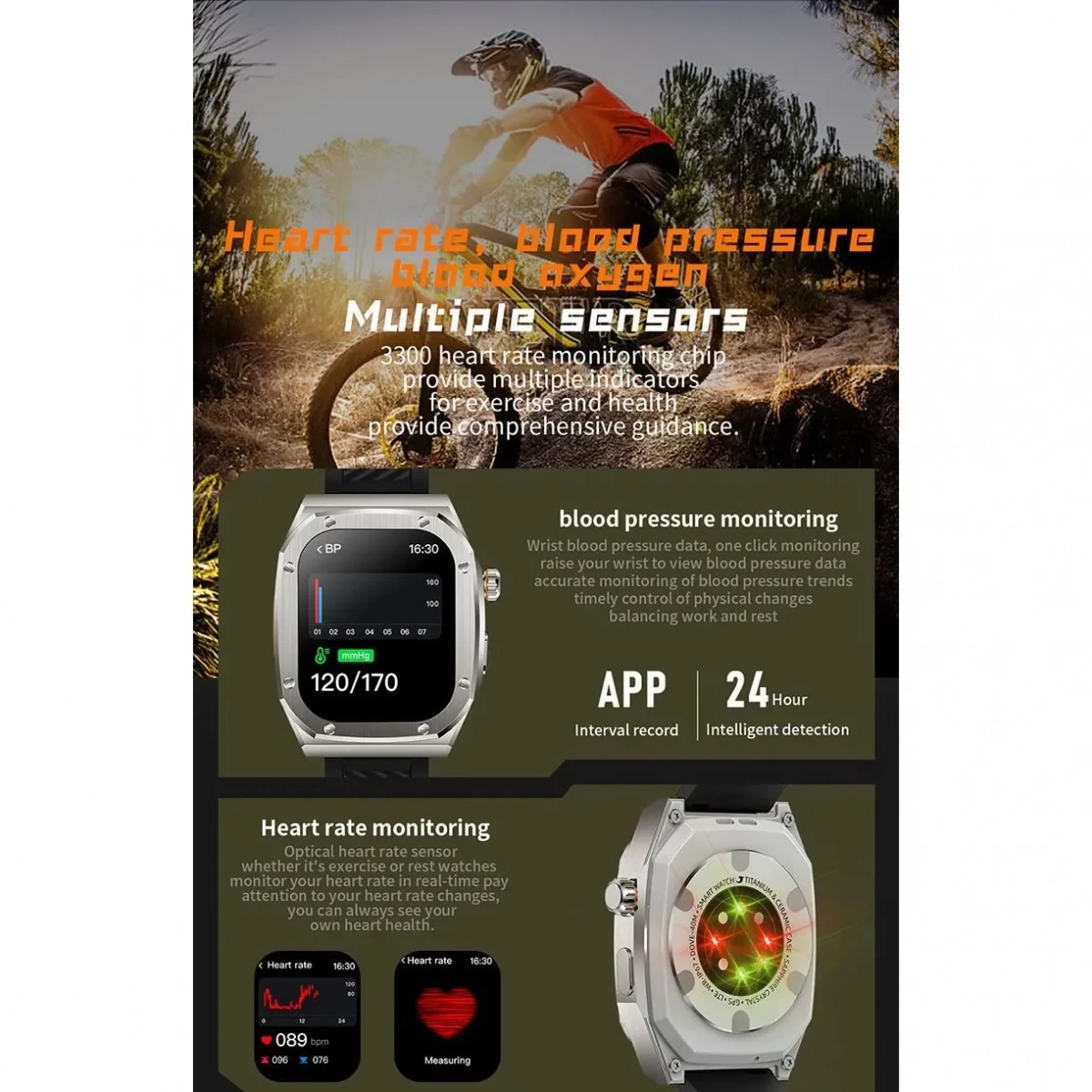 Z79 Max Smartwatch με Παλμογράφο Μαύρο