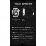 Z79 Max Smartwatch με Παλμογράφο Μαύρο