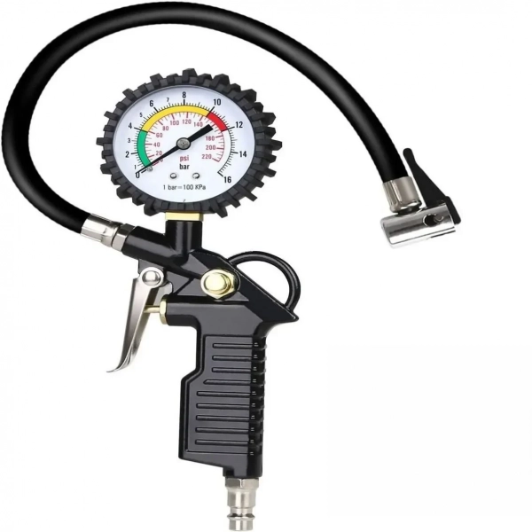 Μετρητής πίεσης αέρα ελαστικών 0-220 Psi υψηλής ακρίβειας Growpal