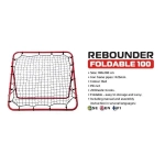 Δίχτυ Επαναφοράς Μπάλας Football Rebounder Foldable 100x100