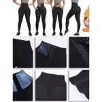 Κολάν Εφίδρωσης & Αδυνατίσματος Ψηλόμεσο - Tanfit Sweat Leggings Black