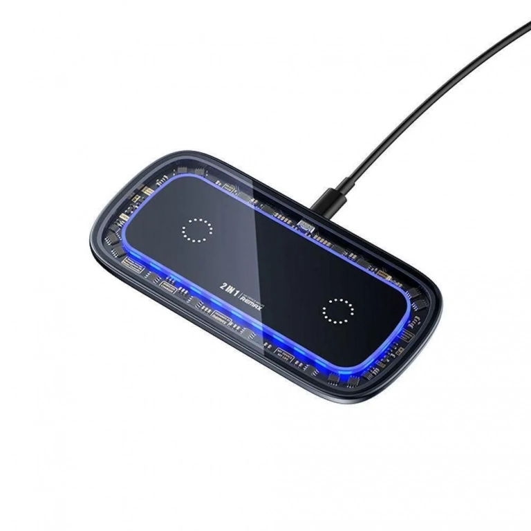 Remax RP-W75 Ασύρματος Φορτιστής (Qi Pad) 15W Μαύρος