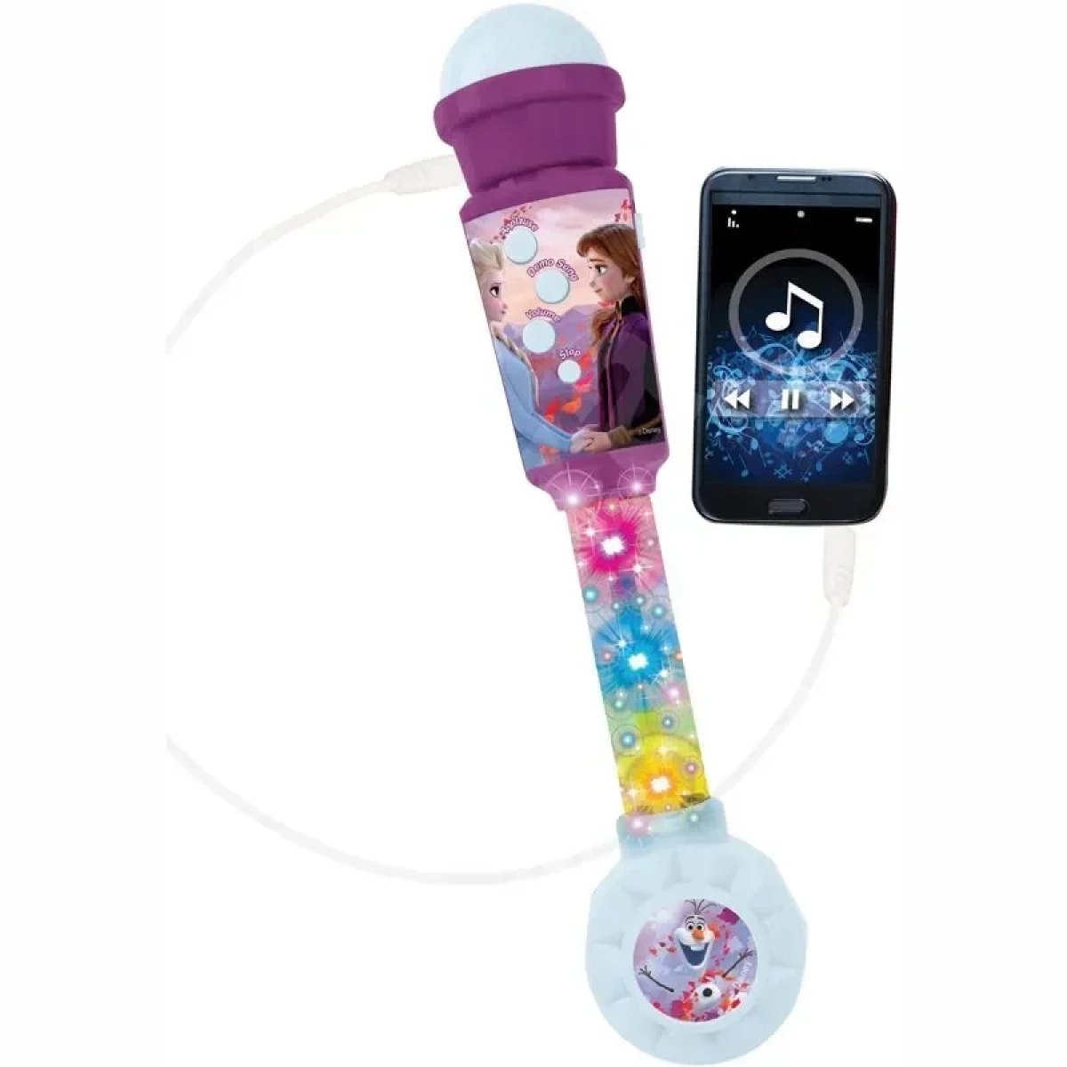 Lexibook Frozen Μικρόφωνο με μοντέρνο φωτισμό και ηχείο MIC90FZ