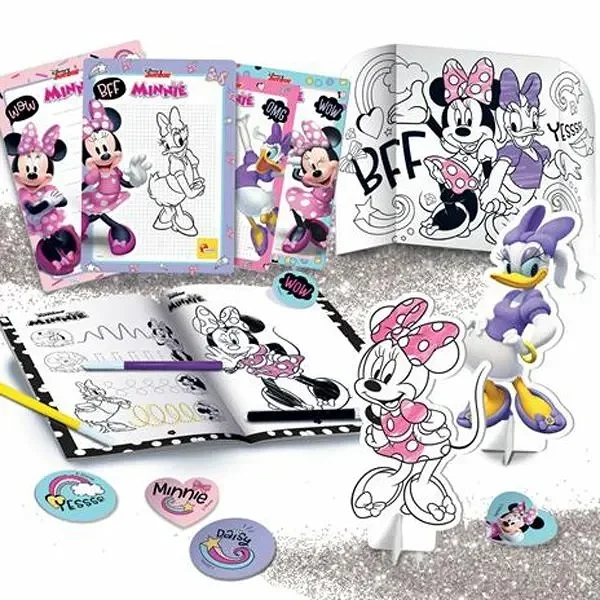 Σακίδιο Minnie Σχεδιάζω Και Χρωματίζω - Coloring And Drawing School - Lisciani