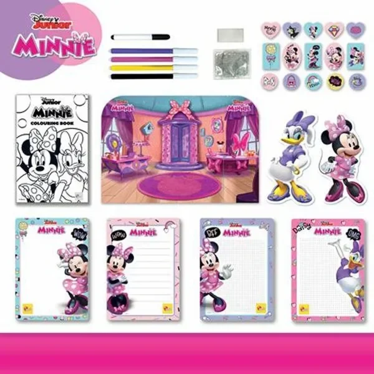 Σακίδιο Minnie Σχεδιάζω Και Χρωματίζω - Coloring And Drawing School - Lisciani