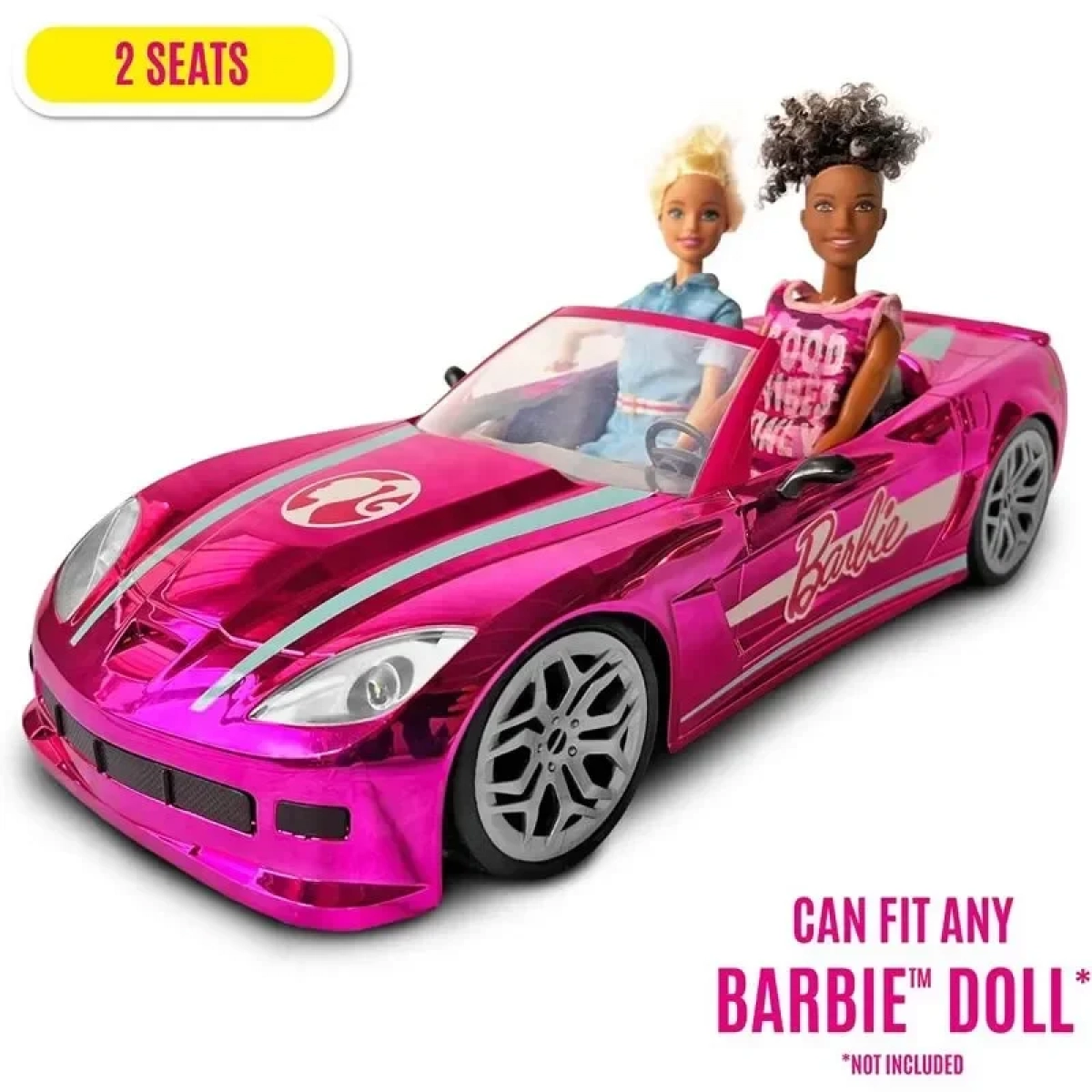 Barbie Τηλεκατευθυνόμενο R/C Όχημα Dream Car 2.4GHz Ροζ Χρώμα Mondo