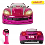 Barbie Τηλεκατευθυνόμενο R/C Όχημα Dream Car 2.4GHz Ροζ Χρώμα Mondo