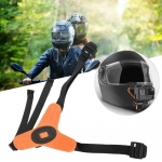 Βάση κράνους μηχανής για Action Camera και Smartphone σε Πορτοκαλί Χρώμα