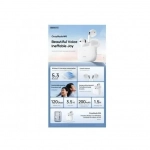 Remax Cozybuds W6 Bluetooth Handsfree Ακουστικά με Θήκη Φόρτισης Λευκά