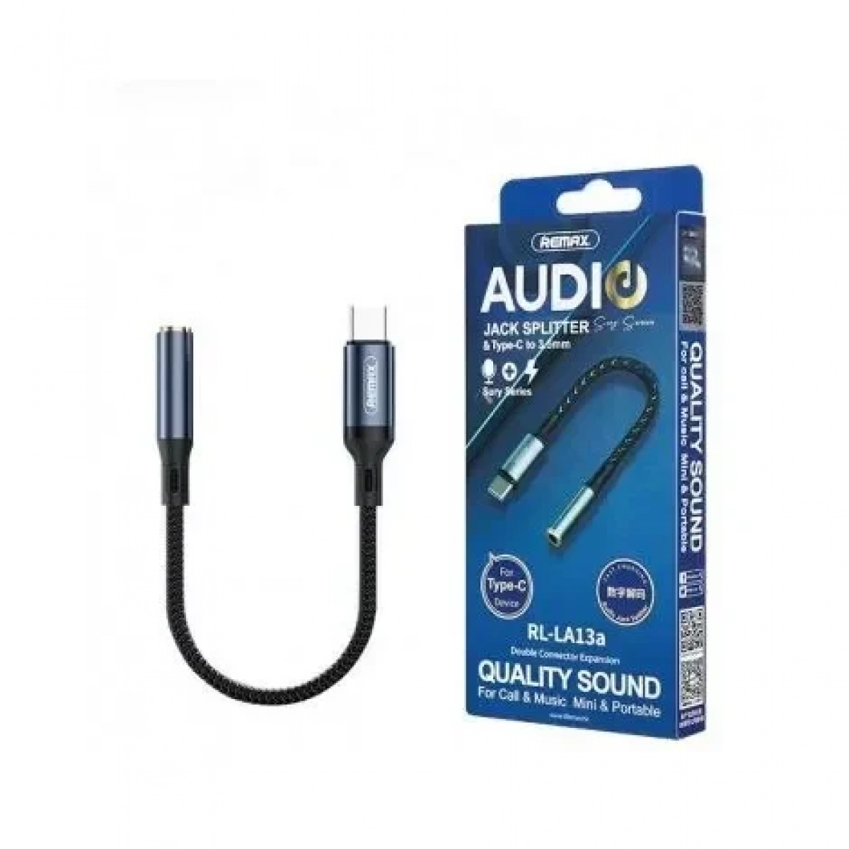 Remax RL-LA13A Μετατροπέας USB-C Αρσενικό σε 3.5mm Θηλυκό