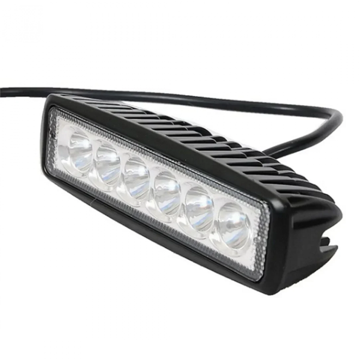 LED Αδιάβροχο Προβολάκι - Μπάρα Αλουμινίου 12V-24V 15cm 18W 6 SMD IP68 1440LM 6000K OYQP-0067