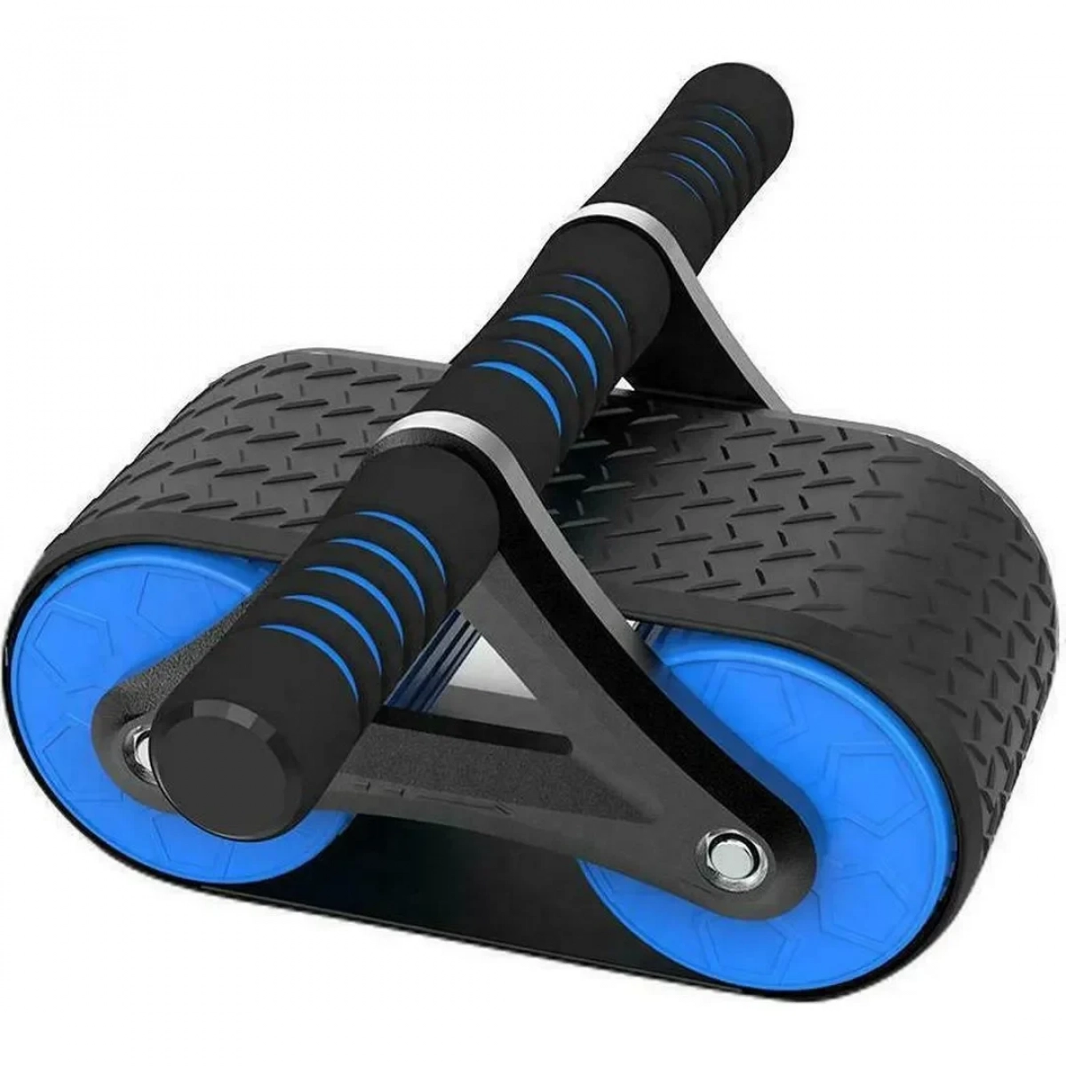 Tank Wheel 94461 Ρόδα Κοιλιακών με Αντιολισθητικές Λαβές Μαύρο-Μπλε