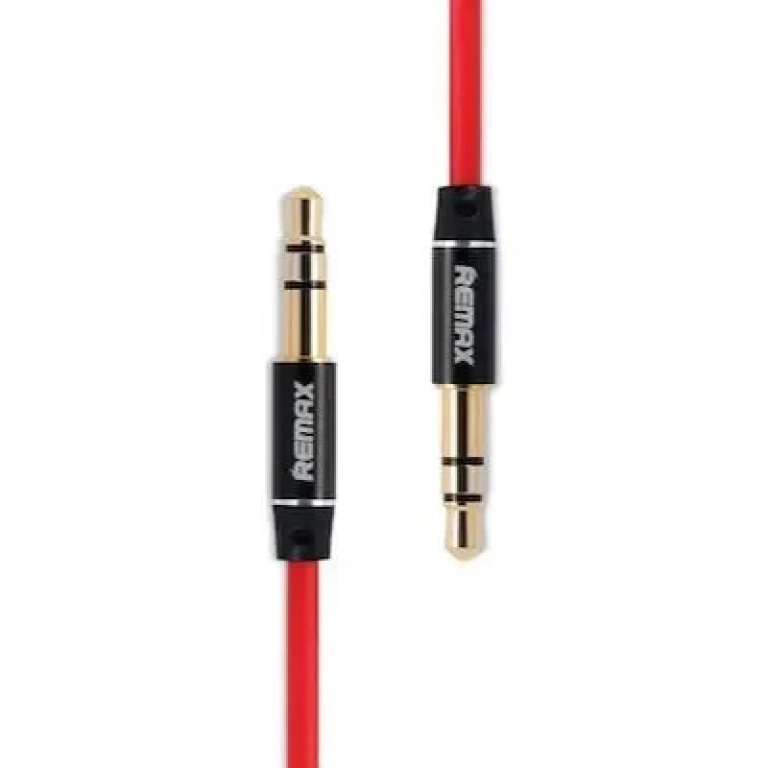Remax Καλώδιο 3.5mm male - 3.5mm male Κόκκινο 1m RL-L100