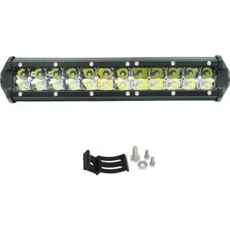 LED Αδιάβροχη Μπάρα Αλουμινίου 12V-24V 26cm 72W 24 SMD IP68 5760LM 6000K OYQP-0009