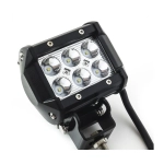 LED Αδιάβροχος Προβολέας Αλουμινίου 12V-24V 10cm 18W 6 SMD IP68 1440LM OYQP-0065