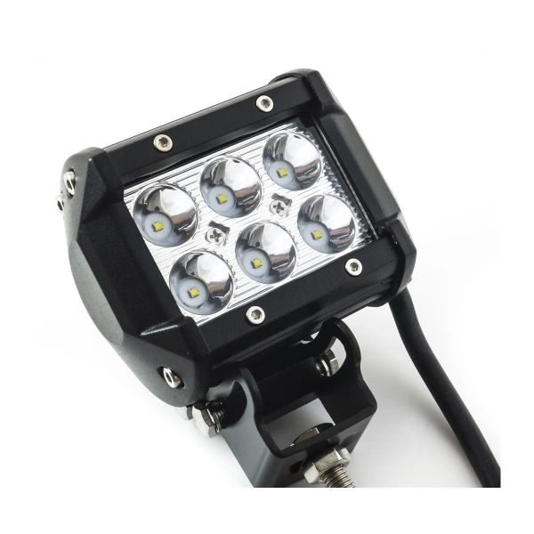 LED Αδιάβροχος Προβολέας Αλουμινίου 12V-24V 10cm 18W 6 SMD IP68 1440LM OYQP-0065