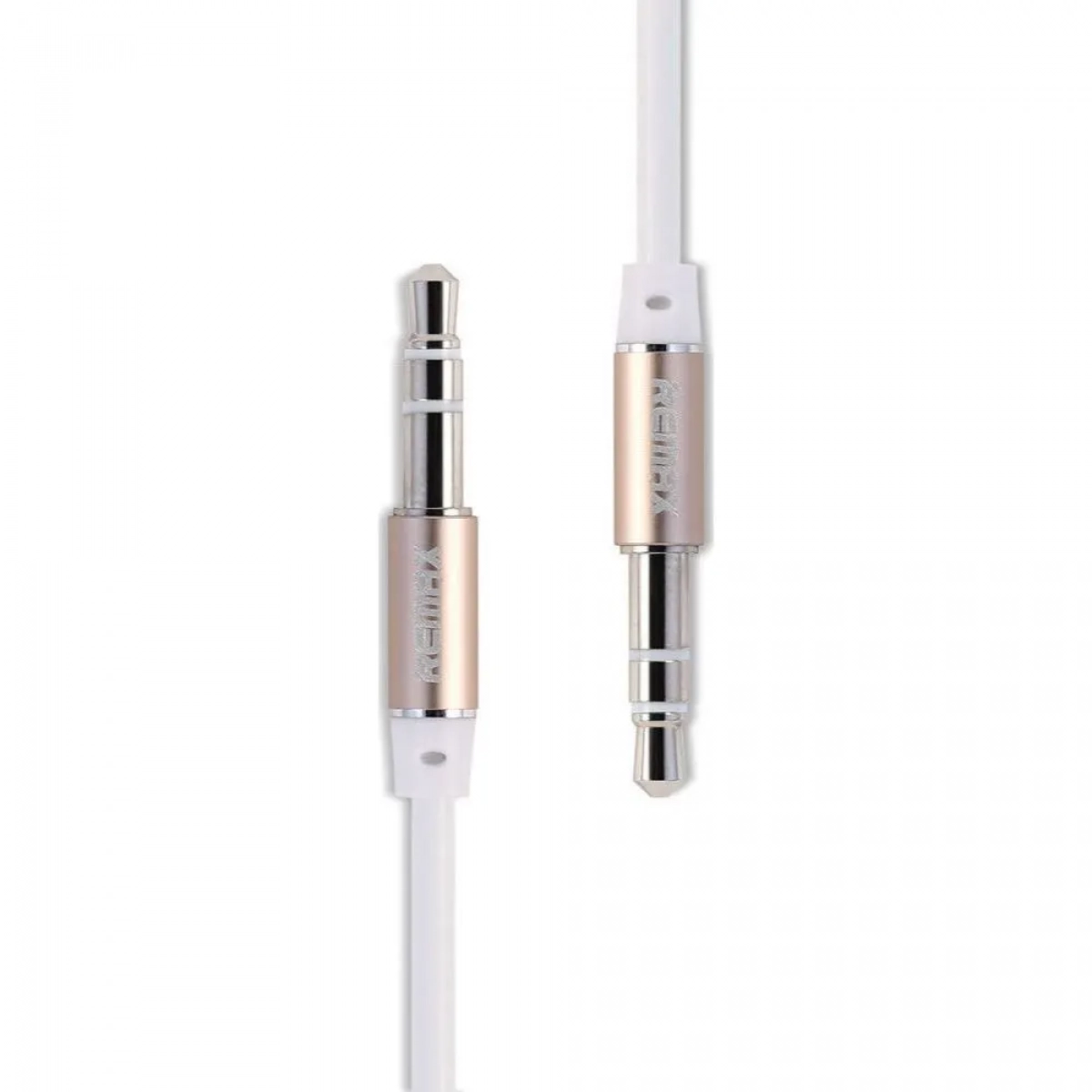 Remax Καλώδιο 3.5mm male - 3.5mm male Λευκό 1m RL-L100