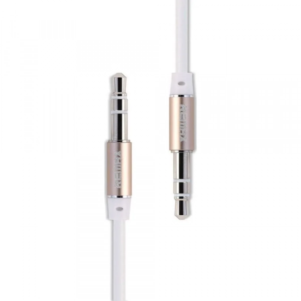 Remax Καλώδιο 3.5mm male - 3.5mm male Λευκό 1m RL-L100
