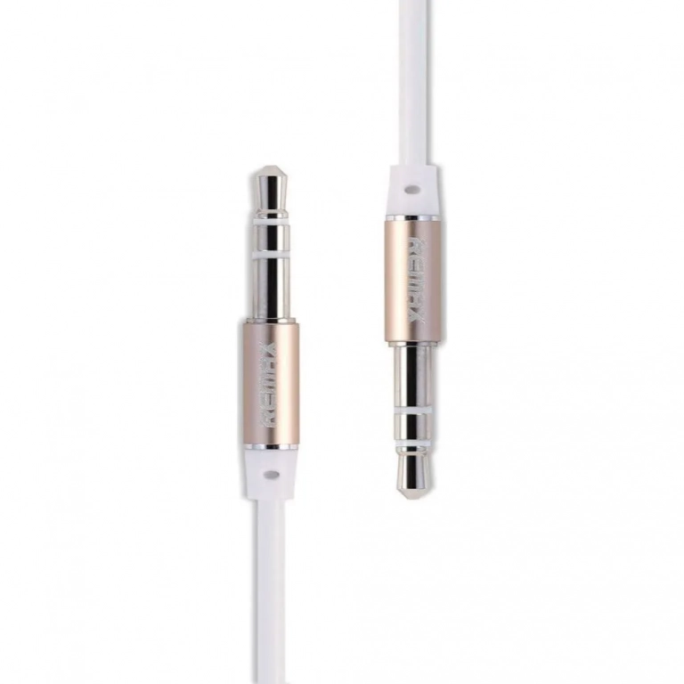 Remax Καλώδιο 3.5mm male - 3.5mm male Λευκό 1m RL-L100