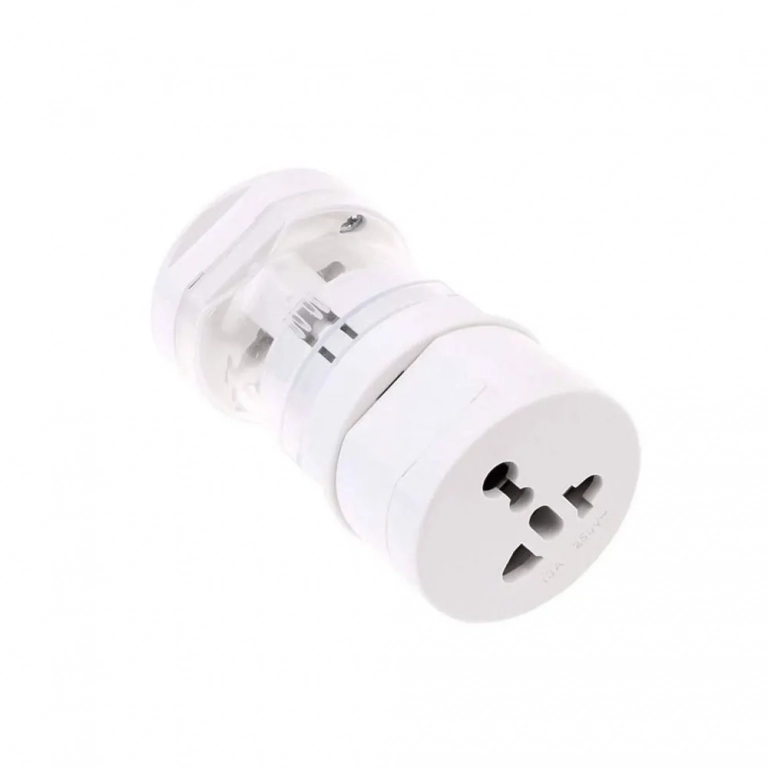 Andowl Universal Travel Αντάπτορας 250V, 10A σε Λευκό Χρώμα Q-A178B