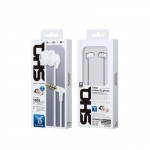 WK YB02 In-ear Handsfree Ενσύρματα με Βύσμα 3.5mm Λευκό