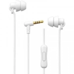 WK YB02 In-ear Handsfree Ενσύρματα με Βύσμα 3.5mm Λευκό
