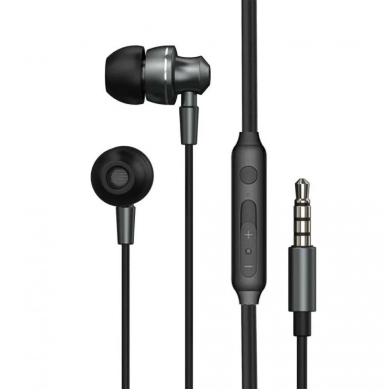 WK YA05 Handsfree Earbuds Ενσύρματα Ακουστικά με Βύσμα 3.5mm Μαύρο
