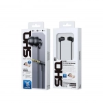 WK YB02 In-ear Handsfree Ενσύρματα με Βύσμα 3.5mm Μαύρο