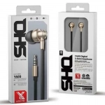 WK YA05 Handsfree Earbuds Ενσύρματα Ακουστικά με Βύσμα 3.5mm Χρυσό