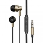 WK YA05 Handsfree Earbuds Ενσύρματα Ακουστικά με Βύσμα 3.5mm Χρυσό