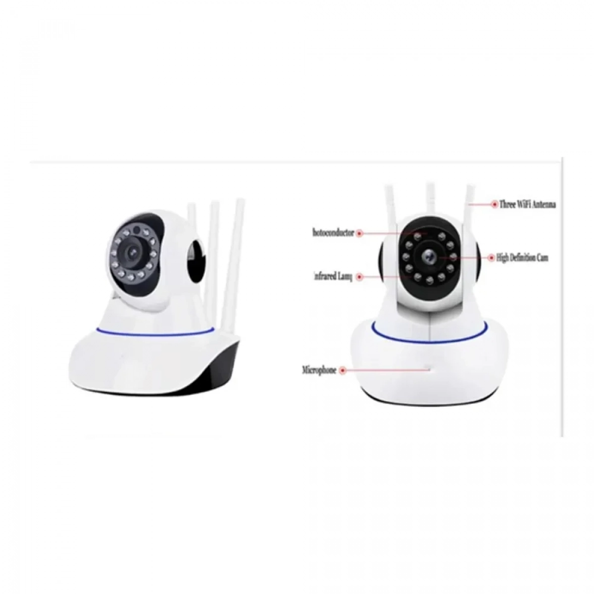 Wi-Fi 6030 IP Κάμερα Wi-Fi 1080p Full HD με Μικρόφωνο