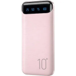 WK WP-161 Power Bank 10000mAh με 2 Θύρες USB-A Quick Charge 2.0 Ροζ