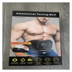 Ζώνη αδυνατίσματος και εκγύμνασης κοιλιακών - μαύρη - Photo4