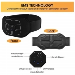 Ζώνη αδυνατίσματος και εκγύμνασης κοιλιακών - μαύρη - Photo5