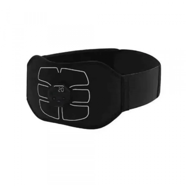 Ζώνη αδυνατίσματος και εκγύμνασης κοιλιακών - μαύρη