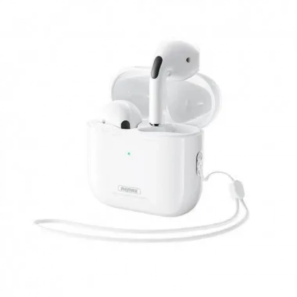 Remax Cozybuds W6 Bluetooth Handsfree Ακουστικά με Θήκη Φόρτισης Λευκά