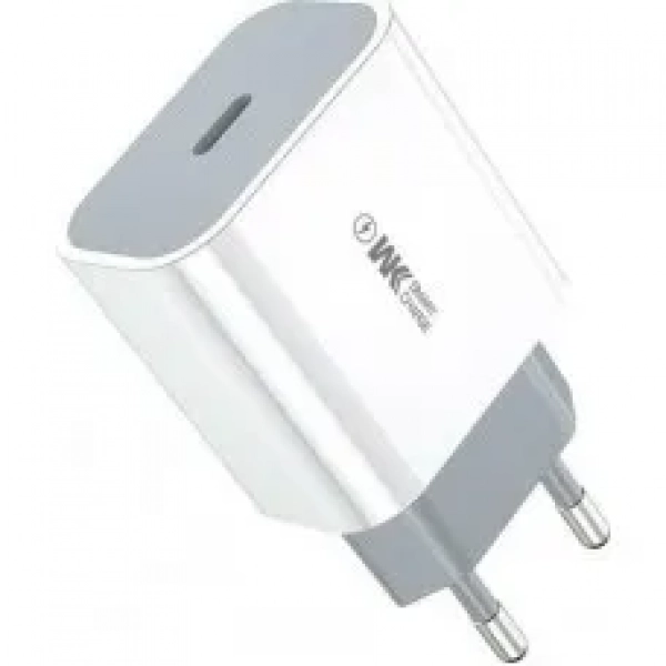 WK WP-U55 Φορτιστής Χωρίς Καλώδιο με Θύρα USB-C 20W Power Delivery Λευκό
