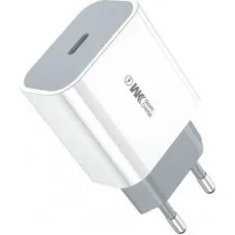 WK WP-U55 Φορτιστής Χωρίς Καλώδιο με Θύρα USB-C 20W Power Delivery Λευκό