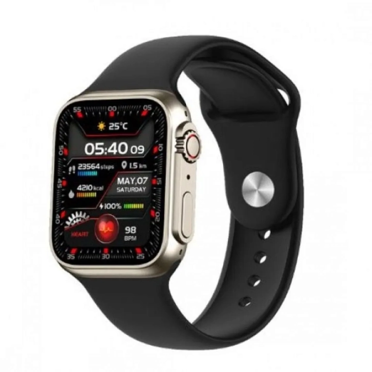Z59 Ultra 45mm Smartwatch με Παλμογράφο Μαύρο