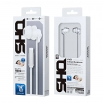 WK YB02 In-ear Handsfree Ενσύρματα με Βύσμα Lightning Λευκό