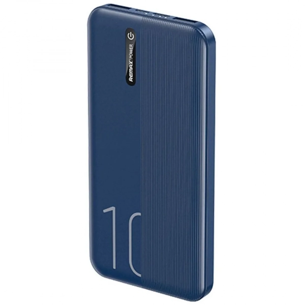 Power Bank RPP-295 Landon 2.1A 10000mAh είσοδος Micro/Type-C Μπλε Remax
