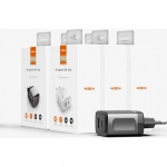 Moxom Φορτιστής Χωρίς Καλώδιο με Θύρα USB-A και Θύρα USB-C 18W Quick Charge 3.0 Μαύρο (MX-HC66)