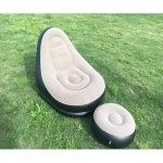 Φουσκωτή πολυθρόνα με υποπόδιο Inflatable Air Sofa JG-396 μπεζ