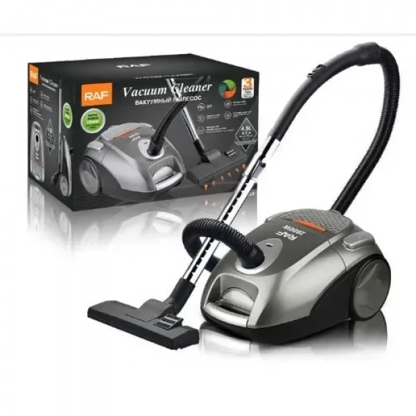 Ηλεκτρική σκούπα με σακούλα κάνιστρο 220V ABS 2800W RAF R.8670 γκρι