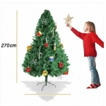 Χριστουγεννιάτικο Δέντρο Πράσινο 270CM με Μεταλλική Βάση